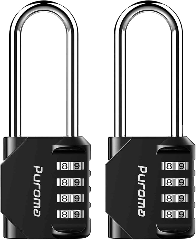 Waterproof Combination Padlock with 4-Digit Code and 2.6 Inch Shackle 