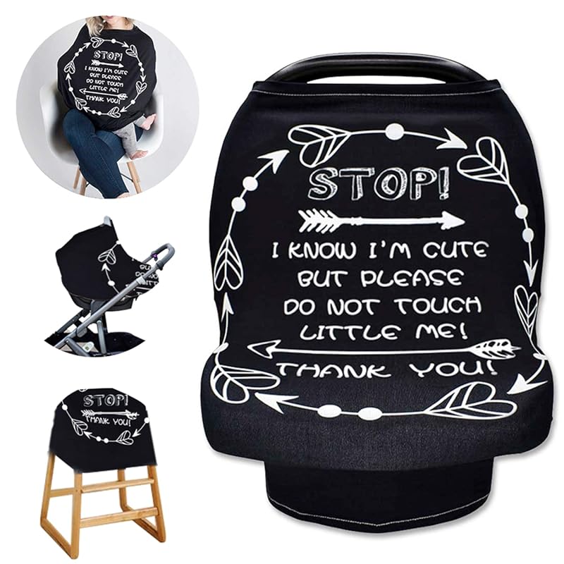 Infant Car Seat and Stroller Cover with Ultra-Soft Breathable Fabric a