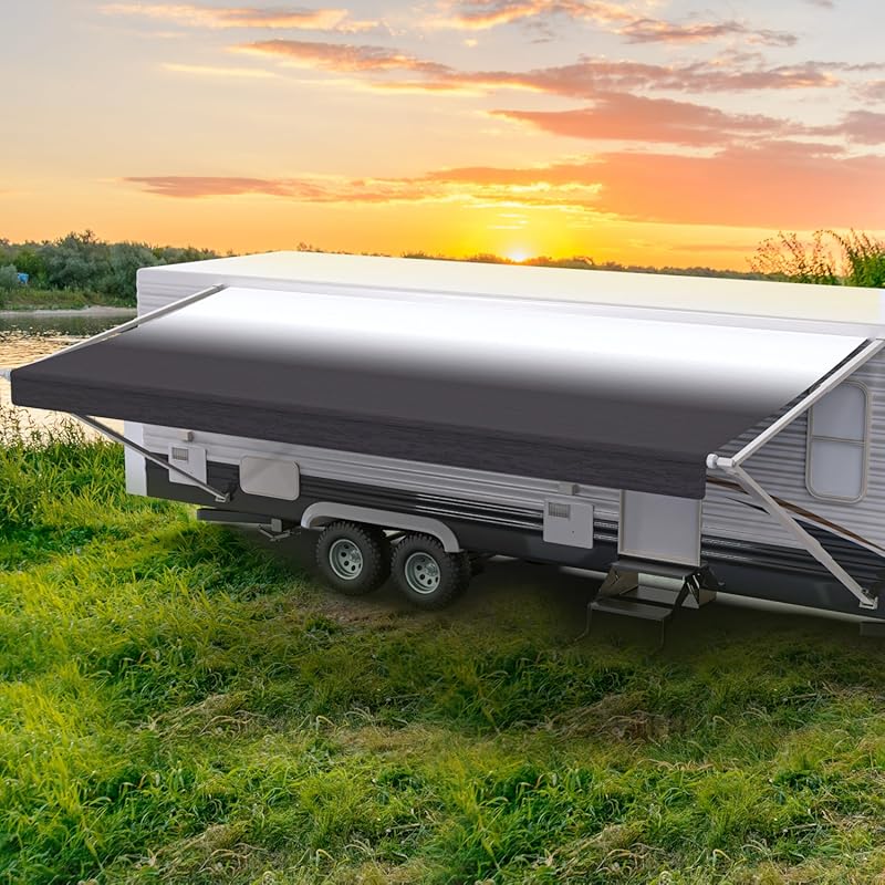 ShadePro - RV Awning Fabric Replacement - Premium Grade Weatherproof V