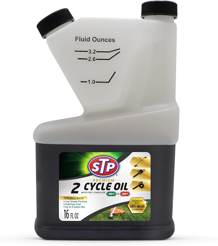 STP Premium 2-Cycle Oil with Fuel Stabilizer, 16 Fl Oz