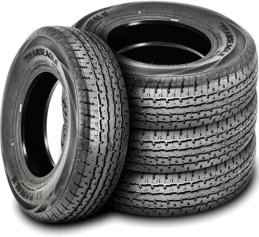 Set of 4  Transeagle ST Radial II Premium Trailer Radial Tires-ST225/7