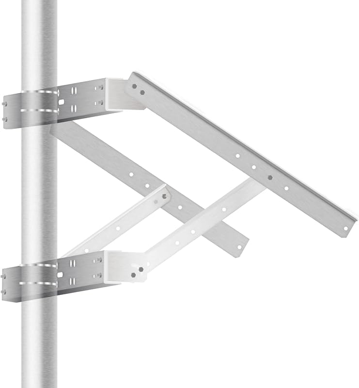 Universal Solar Mounting Bracket for Pole or Wall, Fits 100-220W Panel
