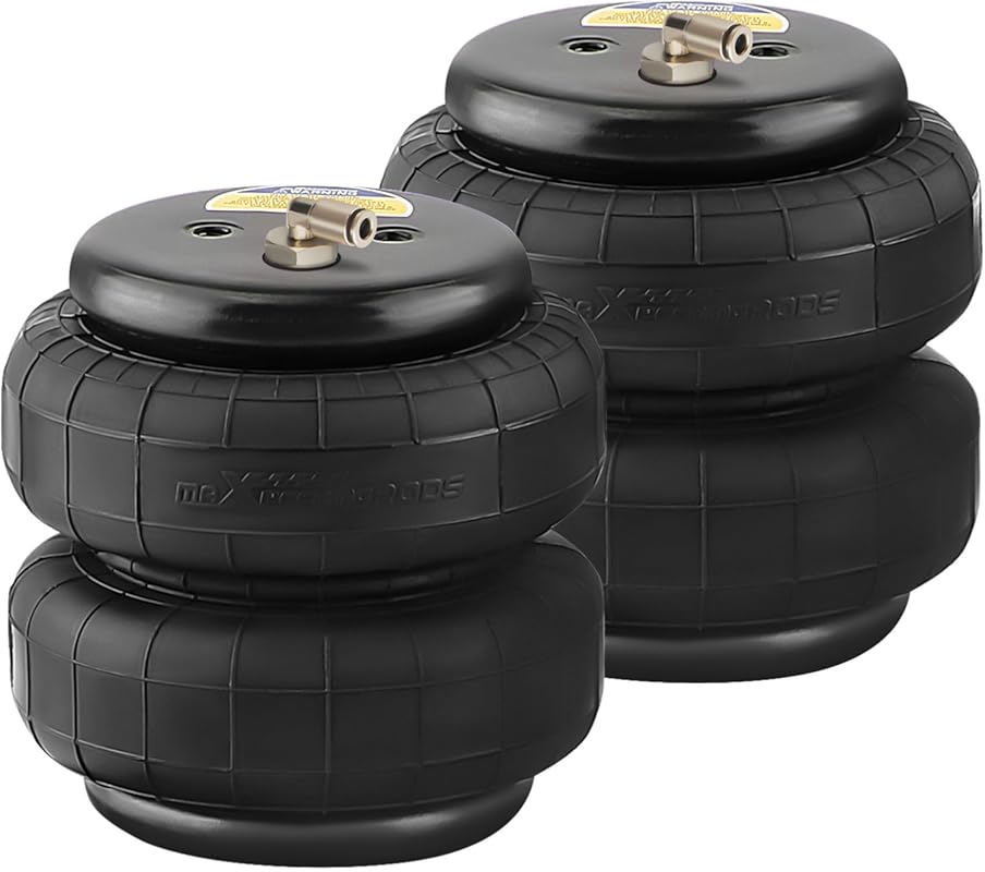 maXpeedingrods 2-Piece Universal Double Bellow Air Suspension Springs 