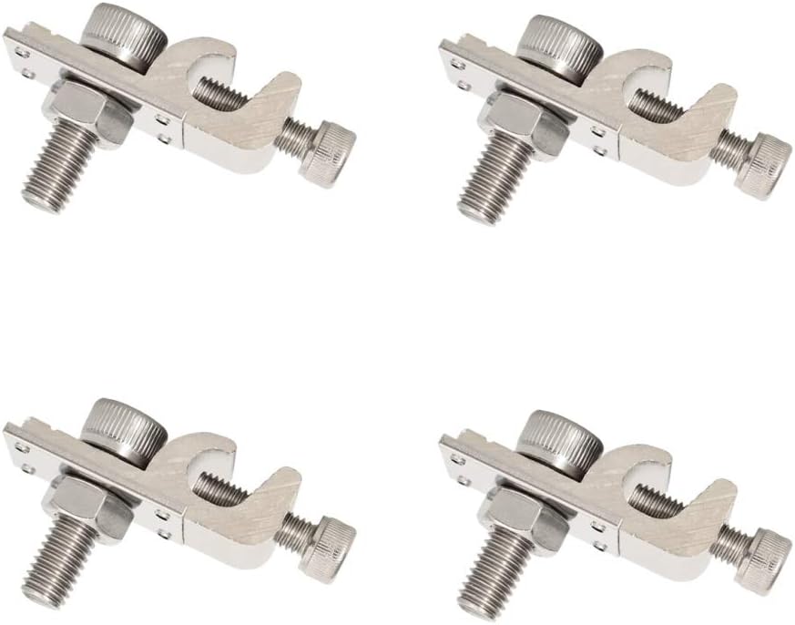 Bolt-On Grounding Clamp for Solar Panel Earthing with Lay-in Lug for B