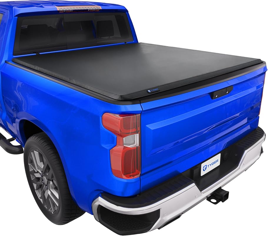 Tyger Auto T3 Soft Tri-Fold Tonneau Cover for Chevy Silverado and GMC 