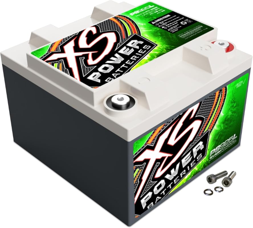 XS Power PS925L 2000A 12V AGM Car Audio Battery for Stereo Systems