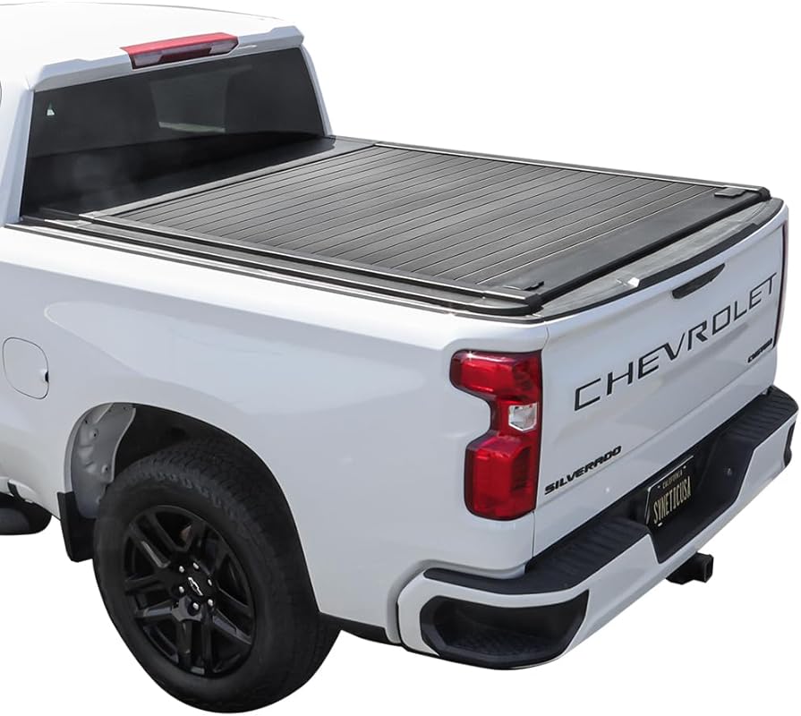 Retractable Hard Tonneau Cover for 2007-2025 Chevy Silverado and GMC S