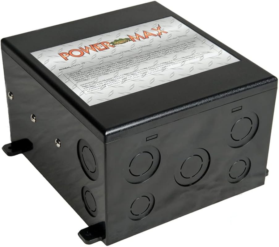 PowerMax PMTS 50A Automatic Transfer Switch for RVs with 30A or 50A Se