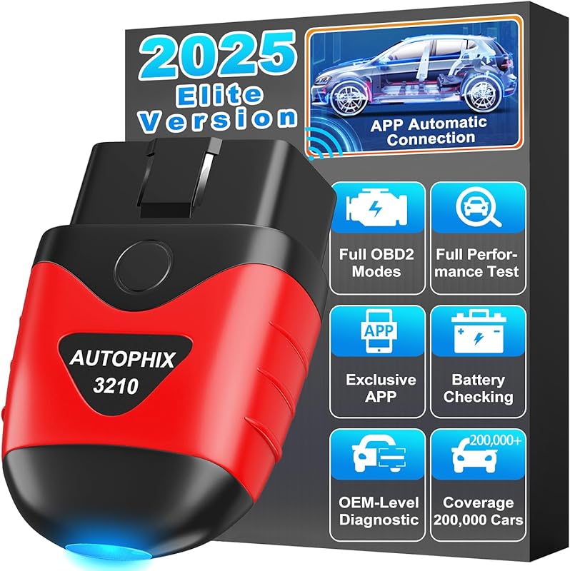 AUTOPHIX 3210 Bluetooth OBD2 Scanner: No Subscription for iOS and Andr