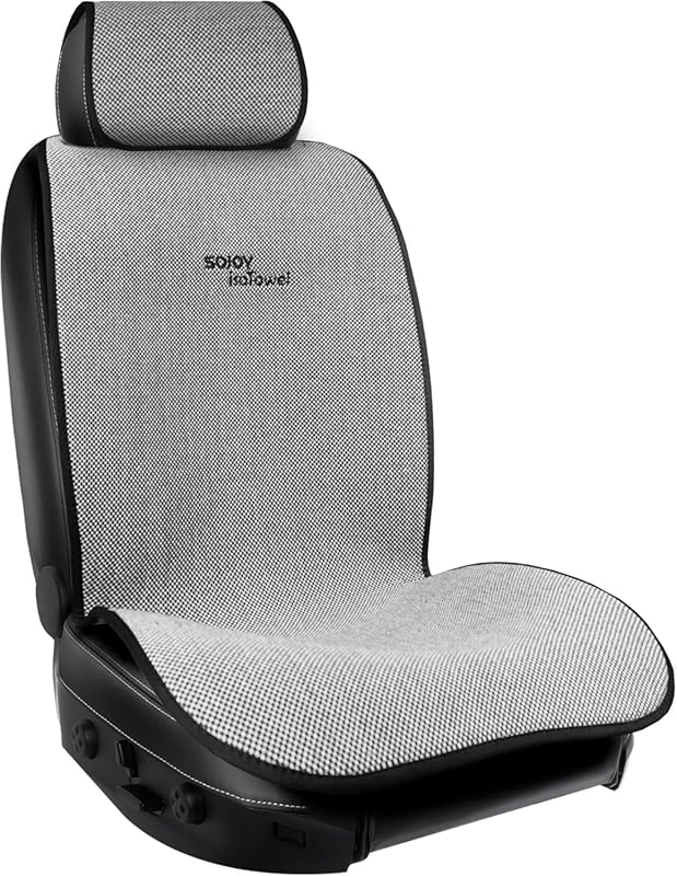 Sojoy IsoTowel Car Seat Cover Has Breathable Fabric with Non-Slip Bott