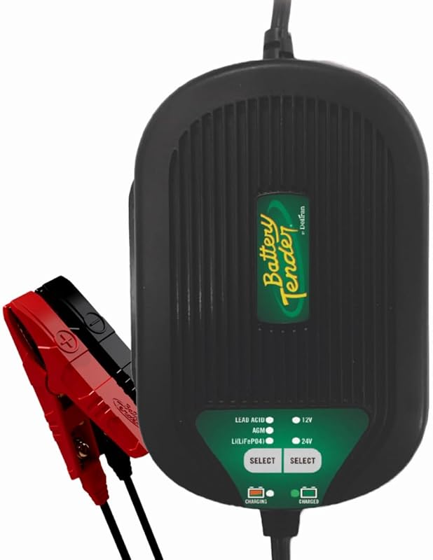 Battery Tender 5A Selectable 12V 24V Marine Battery Charger and Mainta