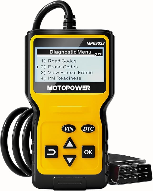 MOTOPOWER MP69033 OBD2 Scanner and Code Reader for All Vehicles Since 