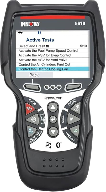 Innova 5610 Bidirectional OBD2 Scan Tool with Repair Support and Inclu