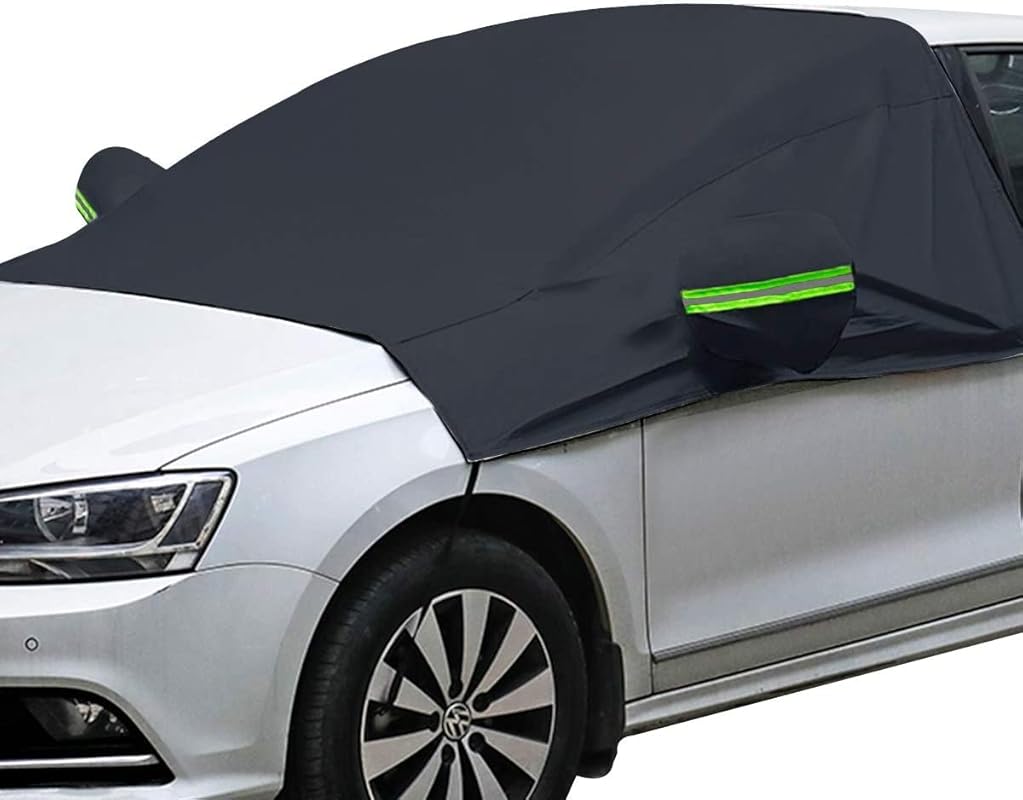 Windshield Snow Cover with Side Mirror Covers for Protection from Sun,