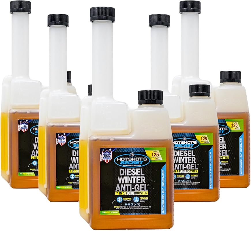 Hot Shot's Secret Diesel Winter Anti-Gel Fuel Treatment in a convenien