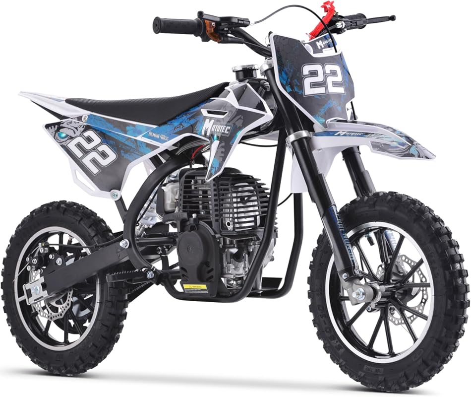 MotoTec Demon 50cc 2-Stroke Kids Gas Dirt Bike