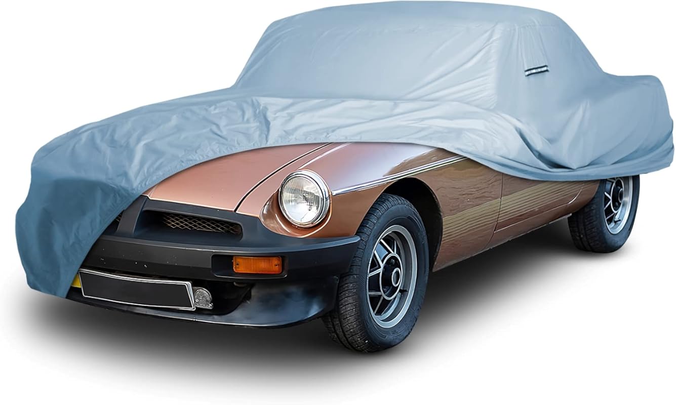 Custom Waterproof Car Cover for 1962-1981 MG MGB Roadster with Storage