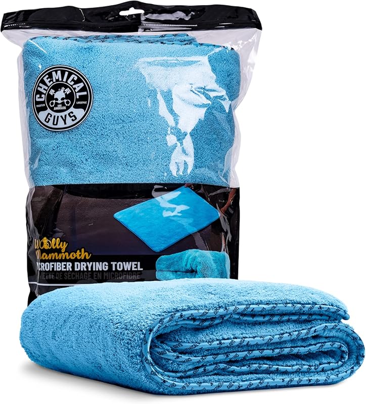Chemical Guys Woolly Mammoth 36x25 Inch Microfiber Drying Towel for Su