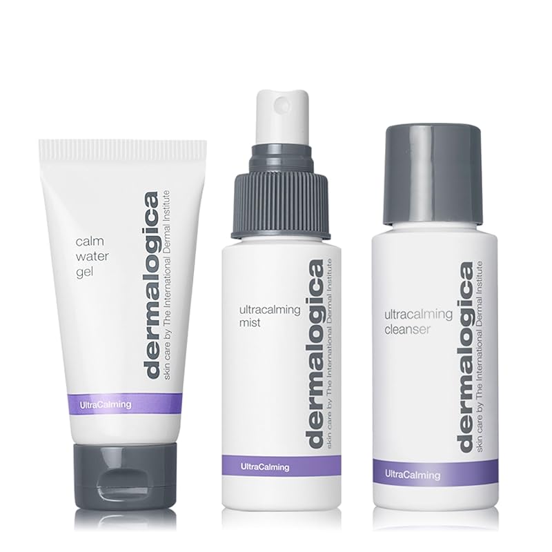 Dermalogica Sensitive Skin Rescue Kit with Face Wash, Toner and Moistu