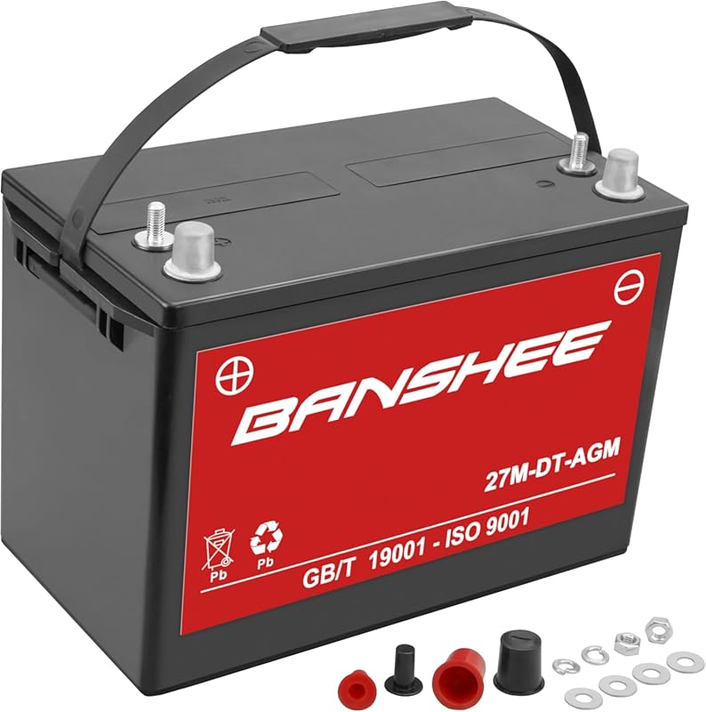 Banshee Group 27 Deep Cycle AGM Battery Compatible with D27M and 8027-