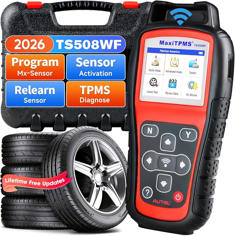 Autel MaxiTPMS TS508WF TPMS Programming Tool, 2026 WiFi Ver. of TS508 