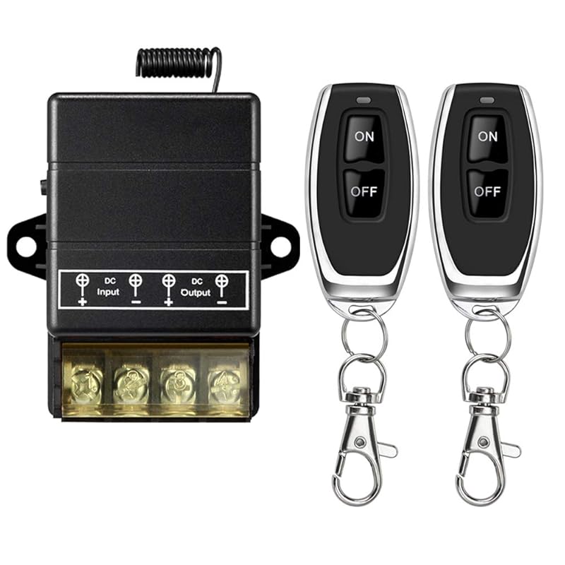 Wireless Remote Switch for Truck Lights with 40A Relay and 328ft Range