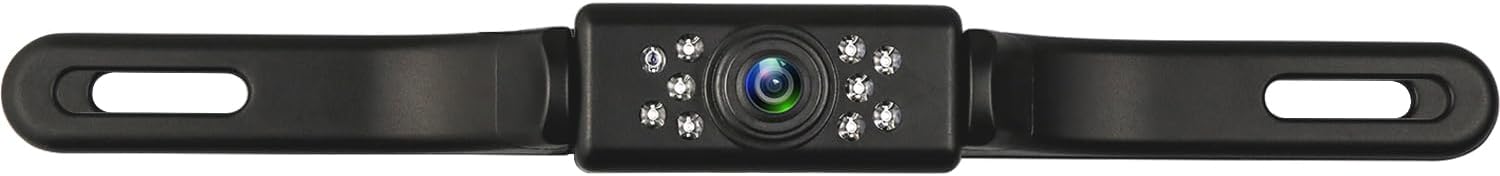 Best License Plate Backup Camera with HD Night Vision, 9 LEDs, and a W