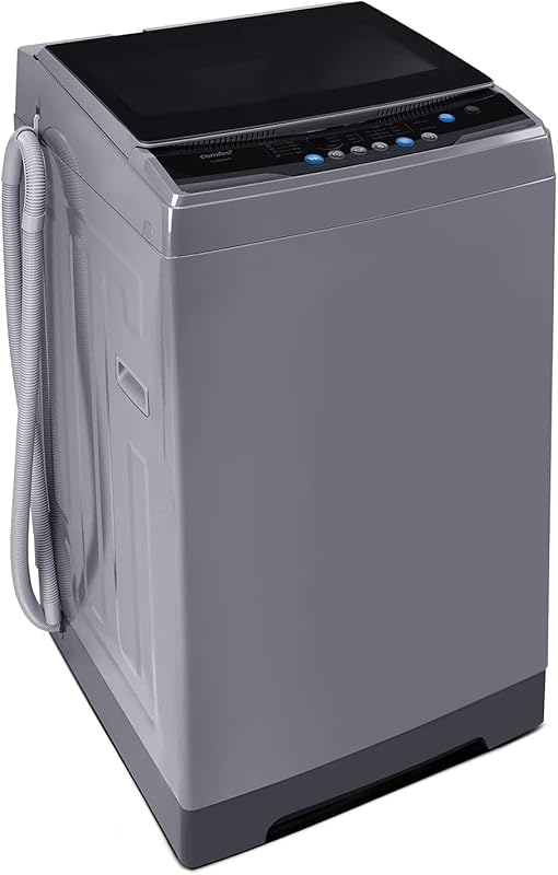COMFEE’ 1.6 Cu.ft Portable Compact Washing Machine with Wheels and Dra