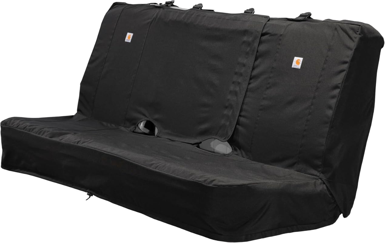 Carhartt Universal Nylon Duck Canvas Automotive Bench Seat Covers, Dur