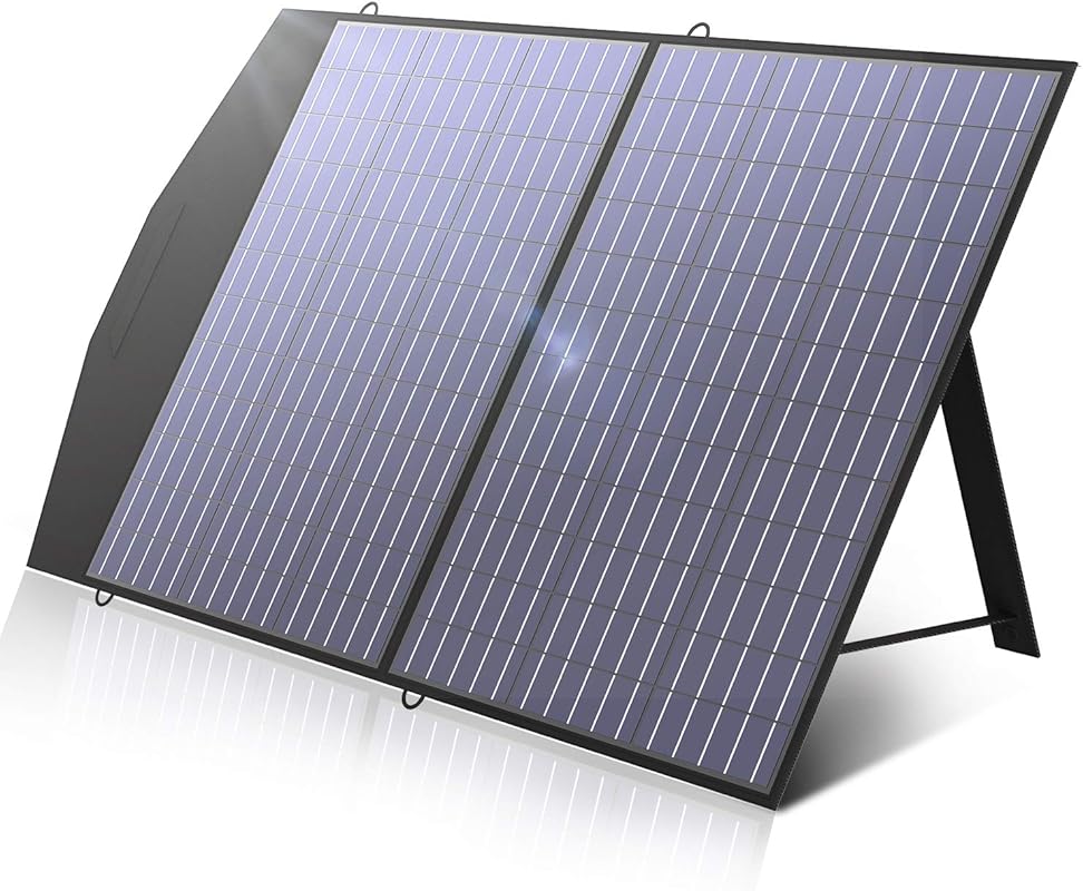 100W Foldable Solar Panel with 23% Efficiency and IP67 Waterproof for 