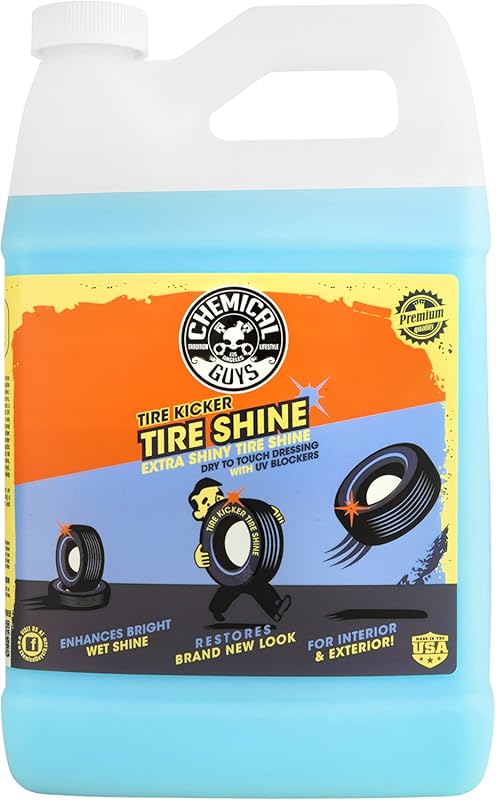 Chemical Guys Tire Kicker Sprayable Extra Glossy Tire Shine Spray, Dry