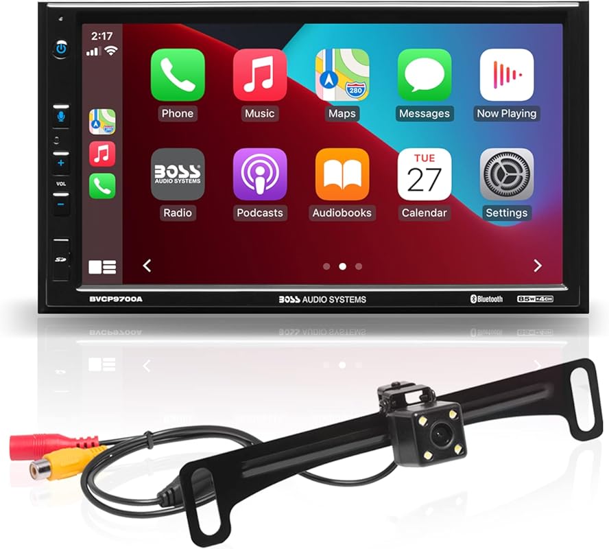 BOSS Audio BVCP9700A-C 7-Inch Car Stereo with Apple CarPlay, Android A