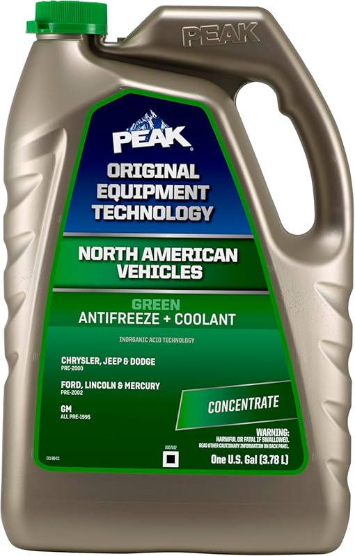 PEAK OET Green Concentrate Antifreeze Coolant for Classic North Americ