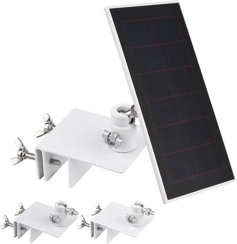 Two-Pack Gutter Mount for Arlo Solar Panels to Achieve the Best Sunlig