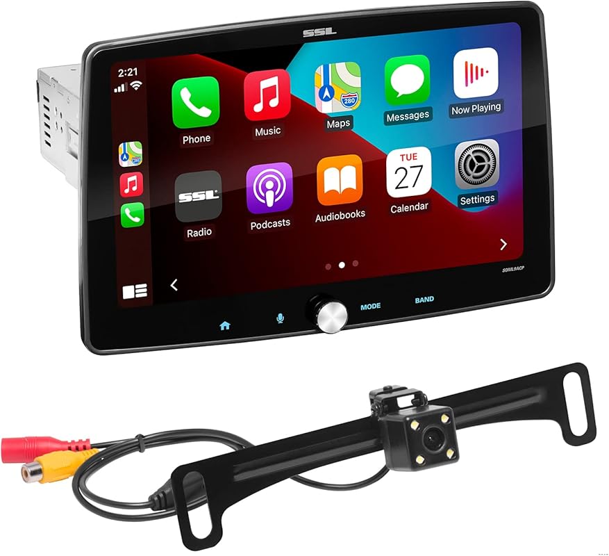 Sound Storm Laboratories Car Stereo with 9-Inch Touchscreen, Apple Car