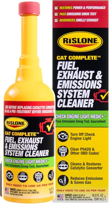 Rislone 4720 Cat Complete Fuel, Exhaust and Emissions System Cleaner,1
