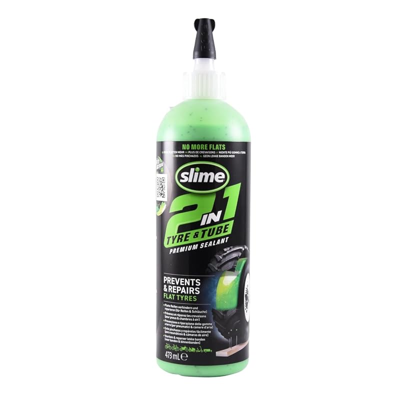 Slime 10193 Tire and Tube Sealant Puncture Repair Sealant, 2-in
