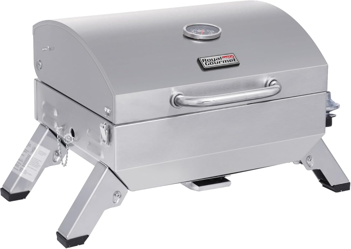 Royal Gourmet GT1001 Portable 10000 BTU Tabletop Gas Grill with Foldin