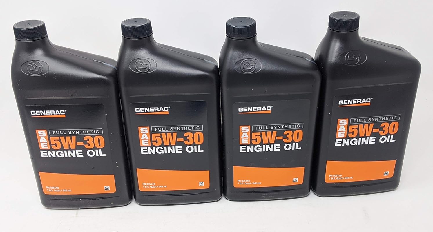 Generac 4-Quarts Full Synthetic Motor Oil 5W