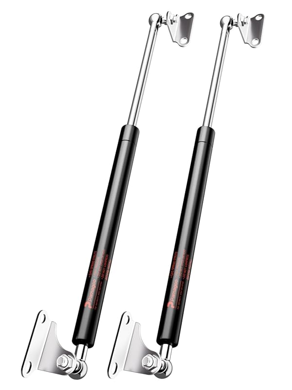 20-Inch 150-Pound Gas Strut Shocks with L-Type Mounts for RV Bed Lids