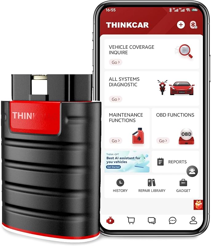 Thinkdiag OBD2 Bluetooth Bidirectional Scanner for Full System OE-Leve