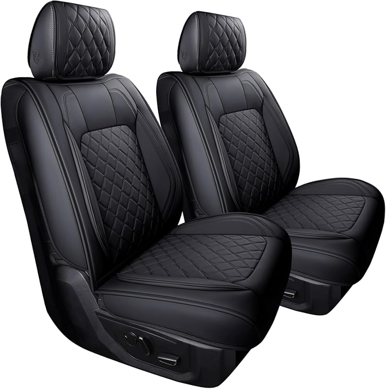 Aierxuan Custom Fit Heavy Duty Waterproof Leather Seat Covers for Dodg