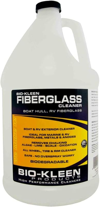 Bio kleen Fiberglass Cleaner is a one-gallon concentrate for deep clea