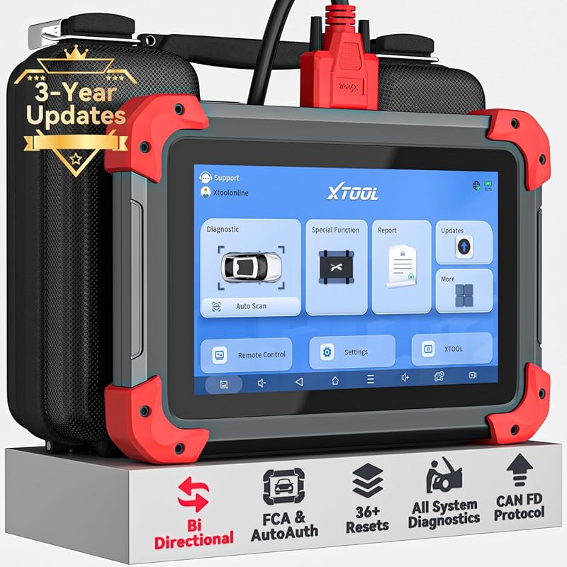 XTOOL D7 Bidirectional OBD2 Scanner: Full System Diagnostic Tool with 