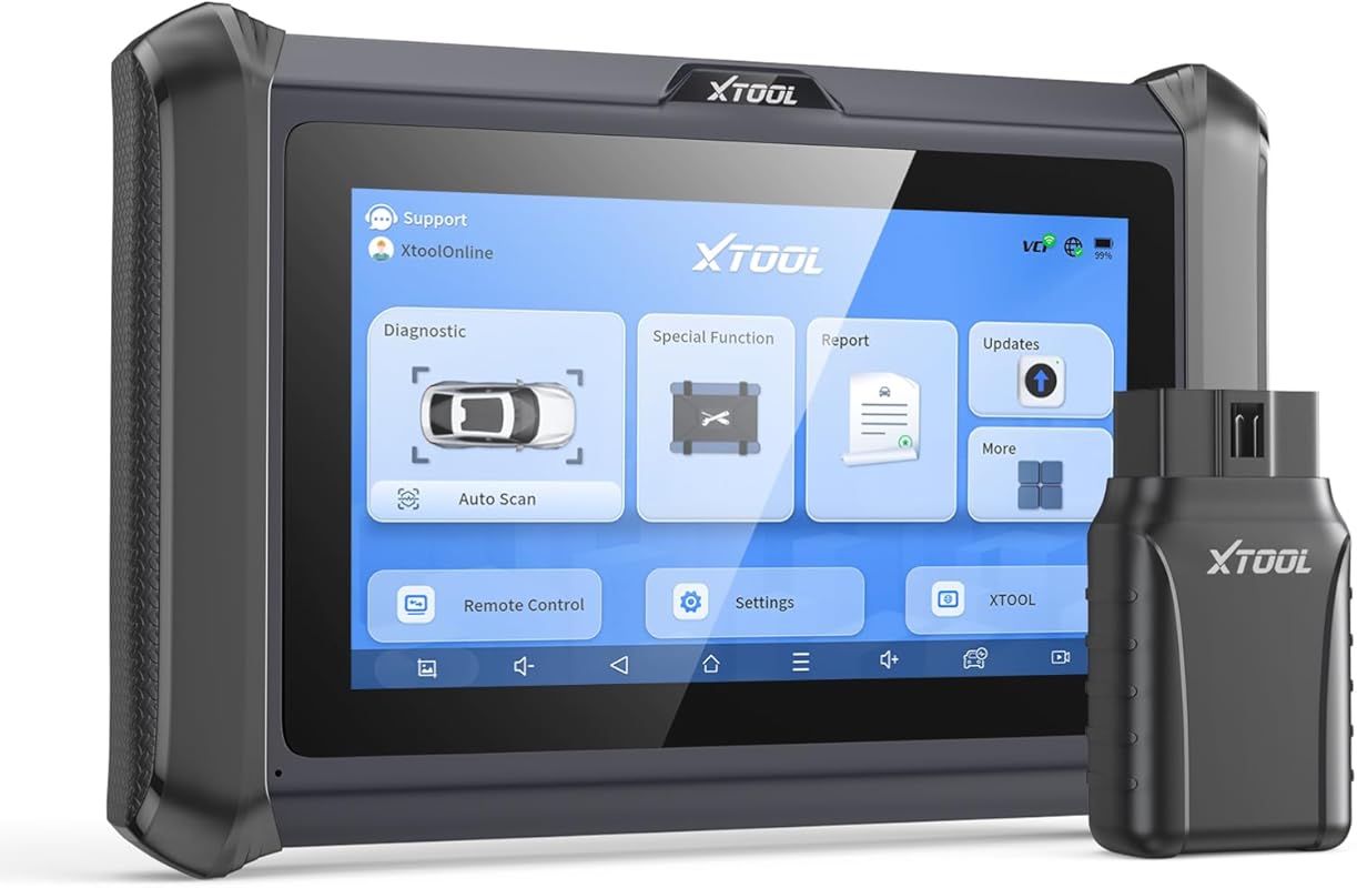 XTOOL D7W Wireless Bidirectional OBD2 Scanner with Full System Diagnos