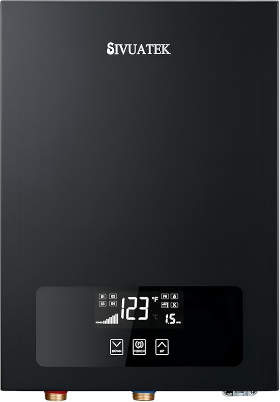 SIVUATEK 14kW 240V Electric Tankless Water Heater with Self-Modulating