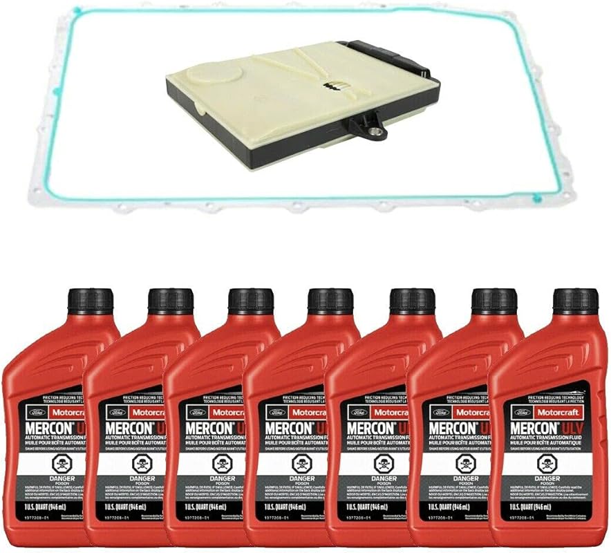 Automatic 10R80 Transmission Service Kit with Filter and ULV Fluid for