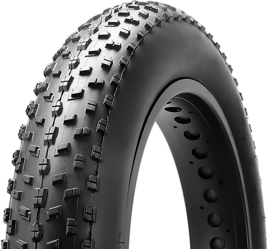 MOHEGIA Fat Bike Tire: 20x4.0/26x4.0 Inch All-Terrain Folding Replacement Tire