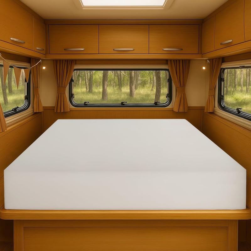 Foamma High-Density Foam Replacement Topper for RV Bunk Mattresses, Fi
