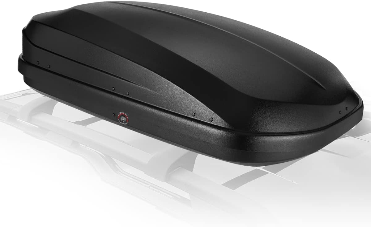 Auto Dynasty Hard Shell Roof Top Storage Box with 12.7 Cubic Feet Capa